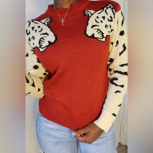 Women’s Small Red Lion Sweater